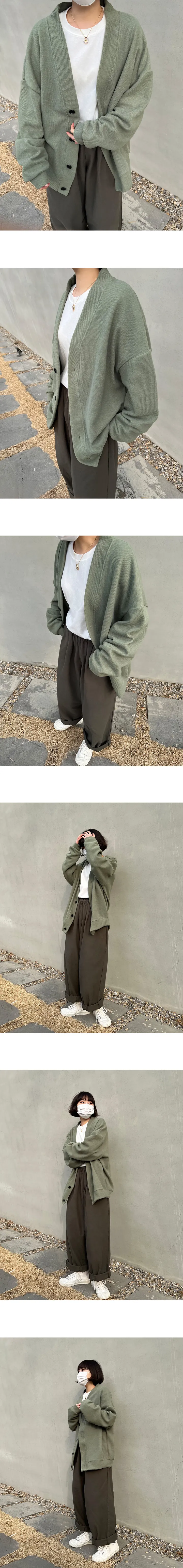 [unisex] 바카 오버핏 가디건 (6color) 상세 이미지 5