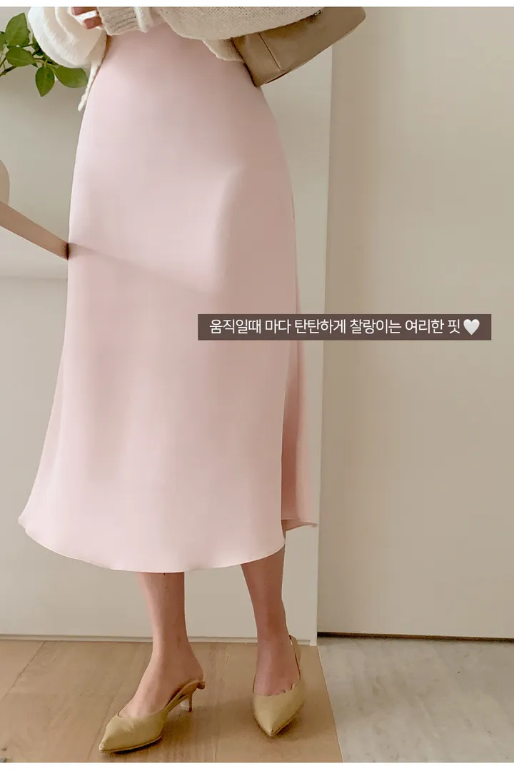 ⚜국민인생스커트⚜[10만장돌파🏆](+뉴컬러🩰/롱ver.💗)[승마살삭제핏/인생치마🩰/후기1만개🕊] 단독제작) 원조핏"1위" 쉐딩 스커트 - 14color 상세 이미지 14
