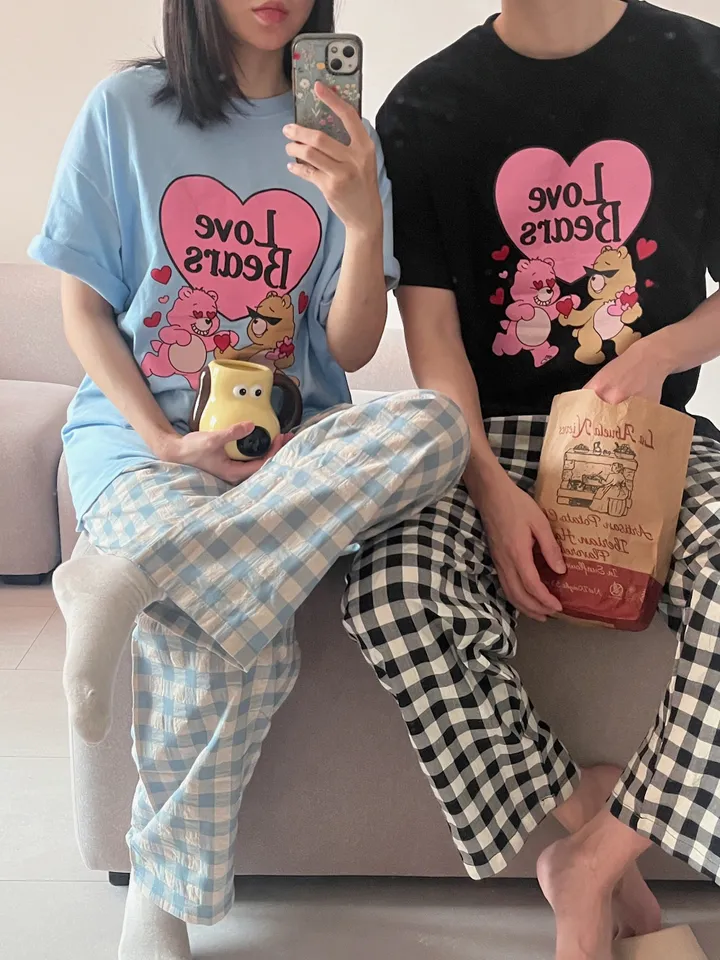 러브베어 하트 커플 곰돌이 티셔츠 상세 이미지 27