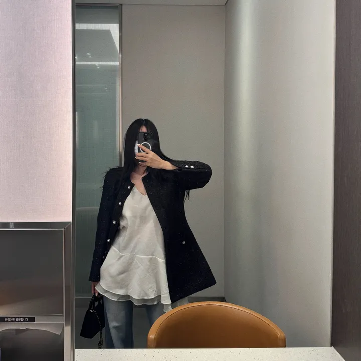 [자체제작]펄 트위드 원피스 자켓 상세 이미지 61