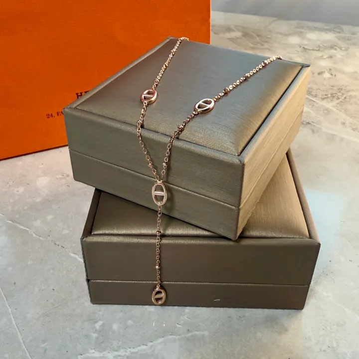 [고급] 도트 롱체인 레이어드 목걸이/써지컬스틸 상세 이미지 15