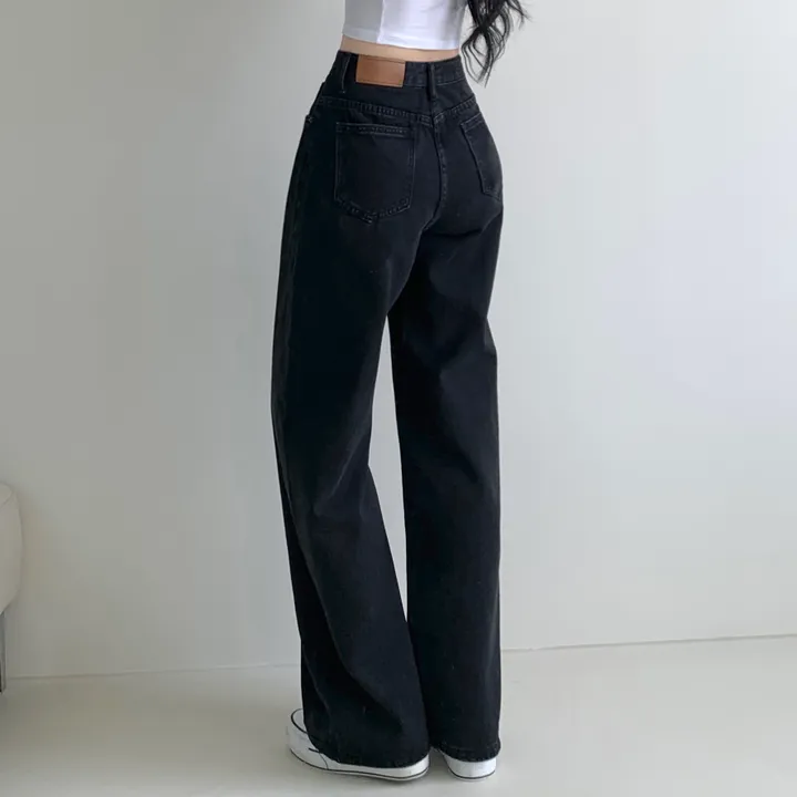 ["인생"데님🖤/기장선택/~XL] 올데이 하이웨스트 캣브러쉬 워싱 데님 와이드 팬츠 바지 키작녀 키큰녀 빅사이즈 청바지 상세 이미지 38