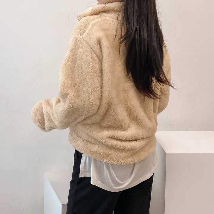 (💥강추템!! 보들보들촉감~💥) 따뜻 플리스 후리스 커플 포근 털 겨울 집업 (L~XL) 상세 이미지 15