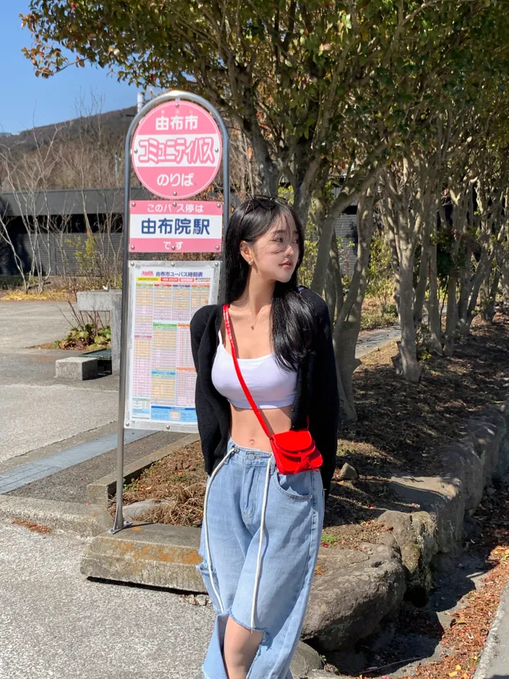 [*말라보여요/스트링조절] 스트링 끈조절 컷팅 와이드 데님 연청 찢청 봄팬츠 청바지-3size 상세 이미지 11