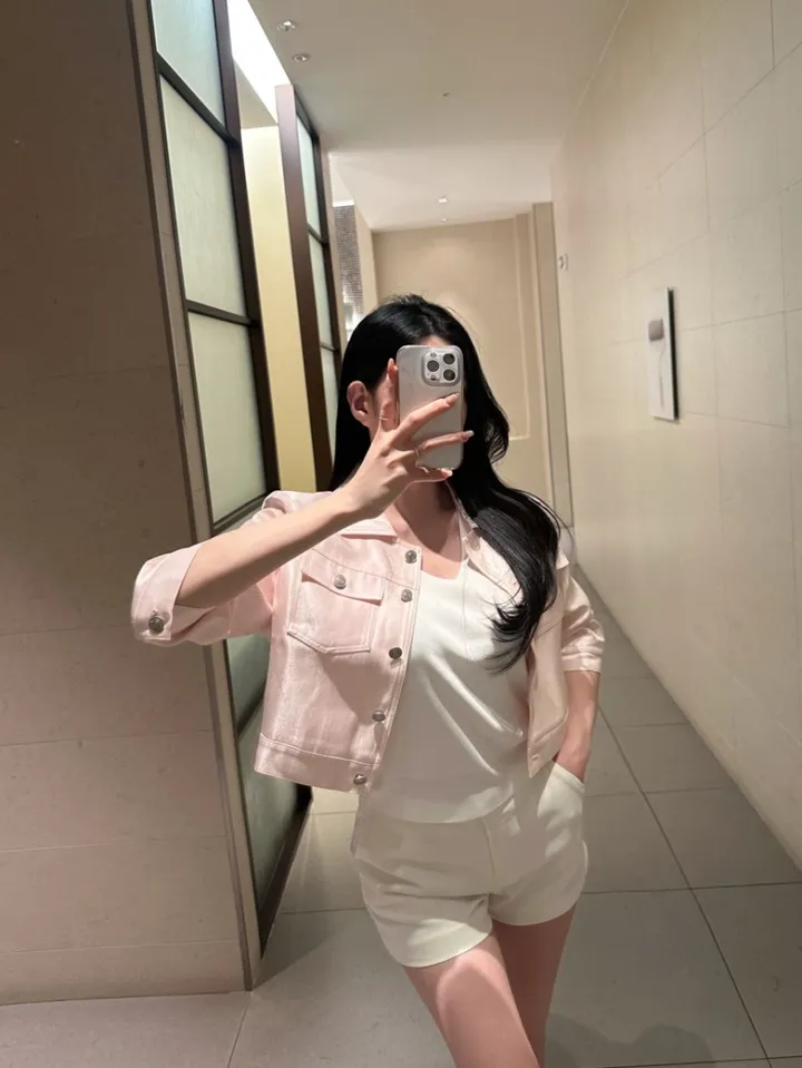 [ 선주문할인 ] 렉스 카라 글로시 펄 자켓 (3color) / 하이퀄리티 / ss 봄 & 썸머자켓 상세 이미지 10