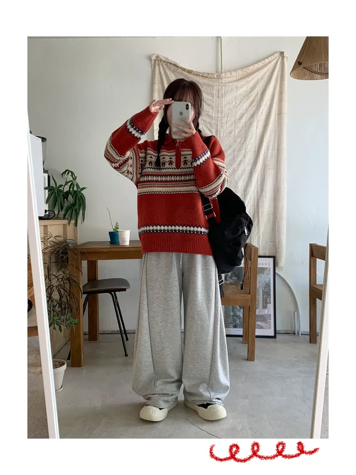 (숏,롱기장)후루 옆트임 와이드팬츠 상세 이미지 9