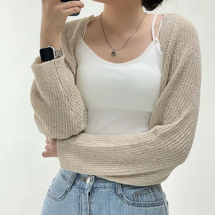 [여리핏/지금부터 쭉~] 엘르 볼레로 가디건 크롭가디건 여름가디건 상세 이미지 42