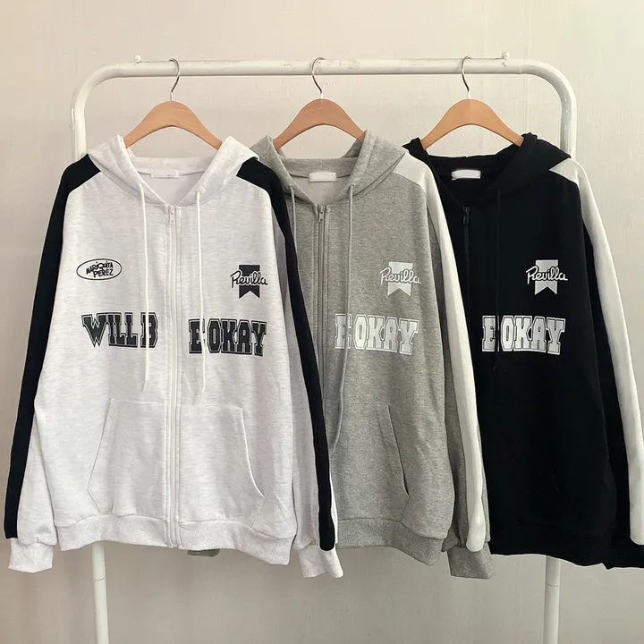 봄new*[데일리/스트릿] 윌비 져지 오버핏 후드집업 3color 상세 이미지 28