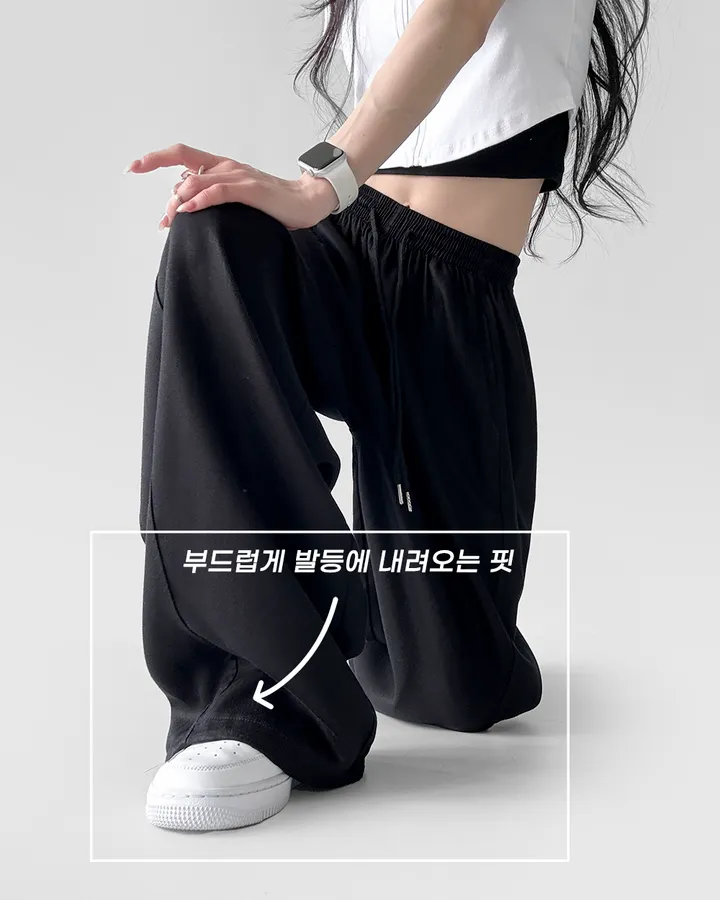 [여름.ver] 다이너마이트 쿨 텐셀 볼륨 와이드 스트링 조거 밴딩 트레이닝 롱팬츠 긴바지 상세 이미지 23