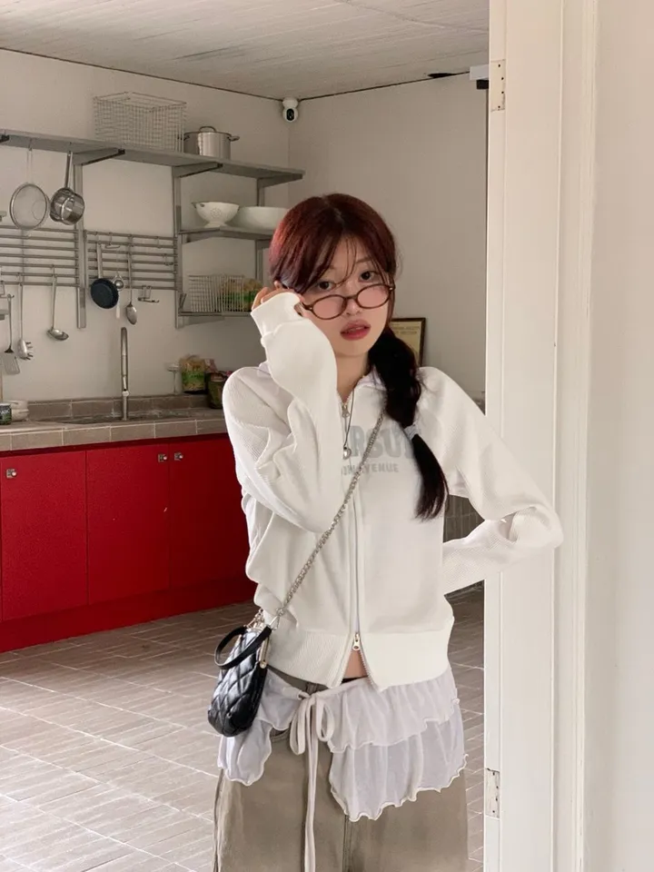 [기모원단ෆ투지퍼]토미 빈티지 레터링 프린팅 나그랑 투웨이 하이넥 카라넥 시보리 집업 점퍼 2color 상세 이미지 26