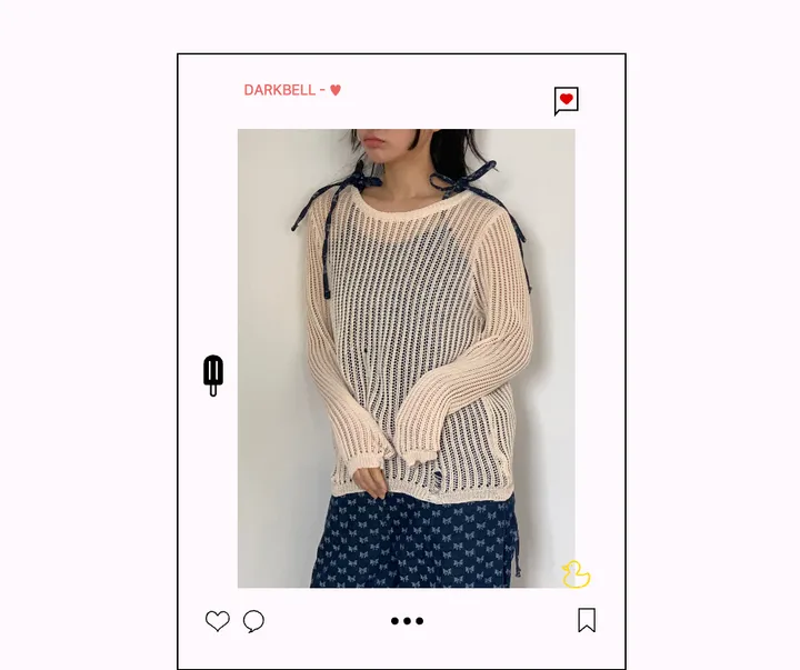 긴팔 티셔츠 모델 착용 이미지-S1L23