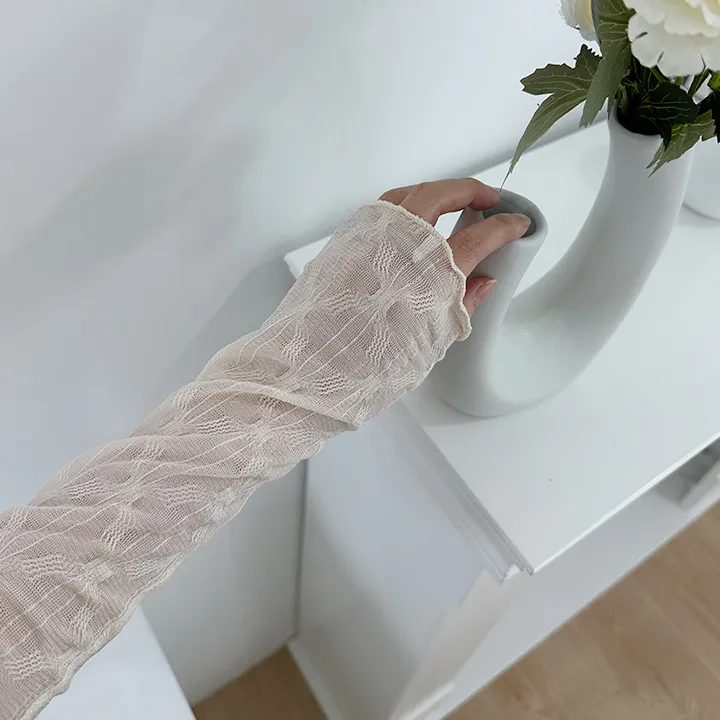 [살안타템/주문폭주] 다이아 시스루 크롭 물결 가디건 상세 이미지 8