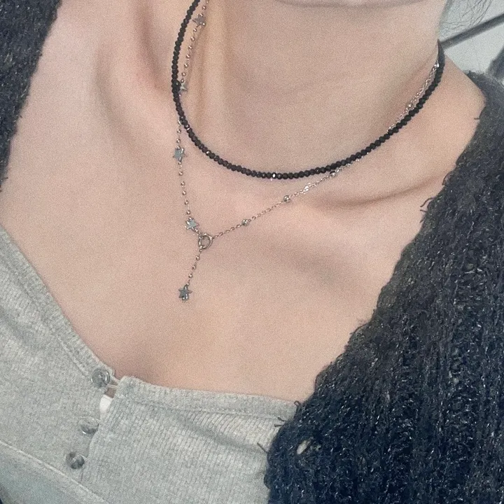 *made* 사계절 만능 레이어드 론델 비즈 목걸이 (2size 13color) 상세 이미지 24
