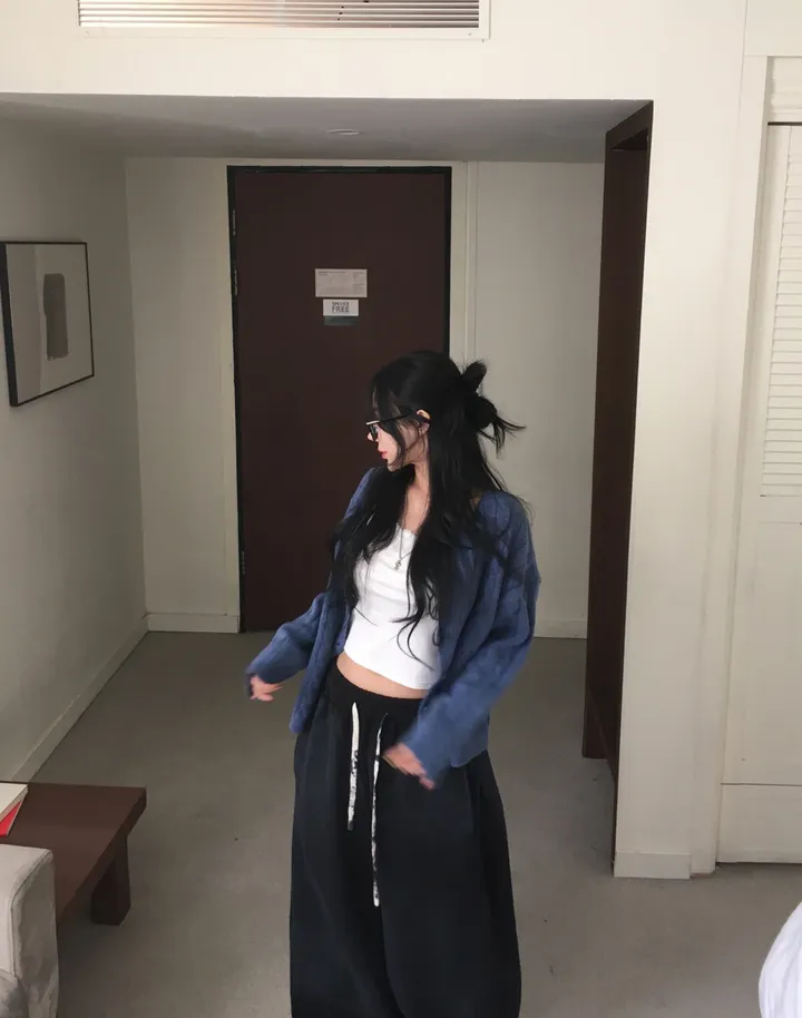 [간절기필수템/핏보장🐻] 꽈배기 데일리 심플베이직 체형커버 투웨이 여리 오버핏 루즈 가디건 상세 이미지 7