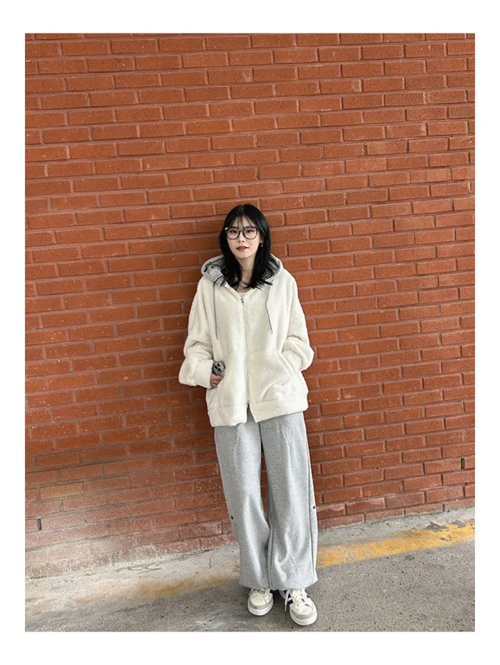 [당일배송][양털/뽀글이]후드 플리스 투웨이 겨울 따뜻한 데일리 점퍼 3color 묶음할인중 상세 이미지 32