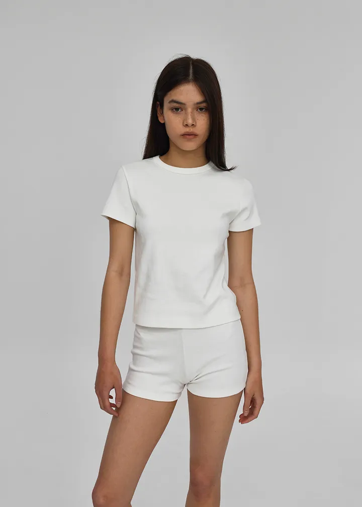 [1만장판매] [B-BASIC] 스탠다드 라운드 반팔티 (2SIZE) [데일리 기본티 무지 기본 상의 반소매 자체제작] 상세 이미지 10