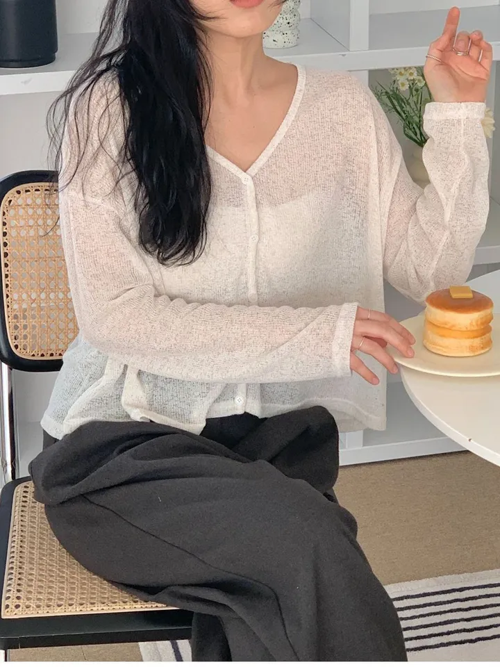 [66-110]💗2size💗빅사이즈 루즈핏 오버핏 - 쿠쿠 린넨 가디건 상세 이미지 13