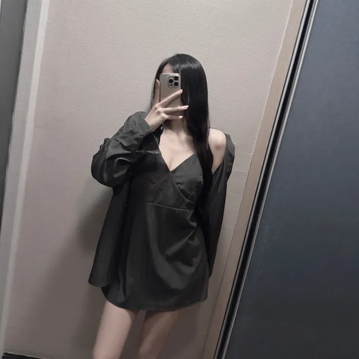 SET💖 뷔스티에 원피스 오버핏 셔츠 투피스 세트 상세 이미지 22