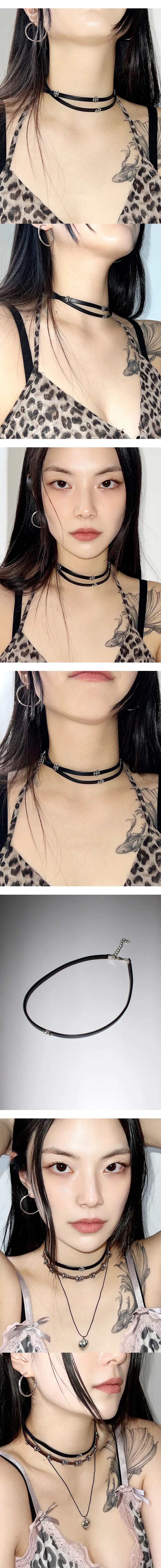 (당일발송)엔틱스톤 초커 목걸이 3type 상세 이미지 2