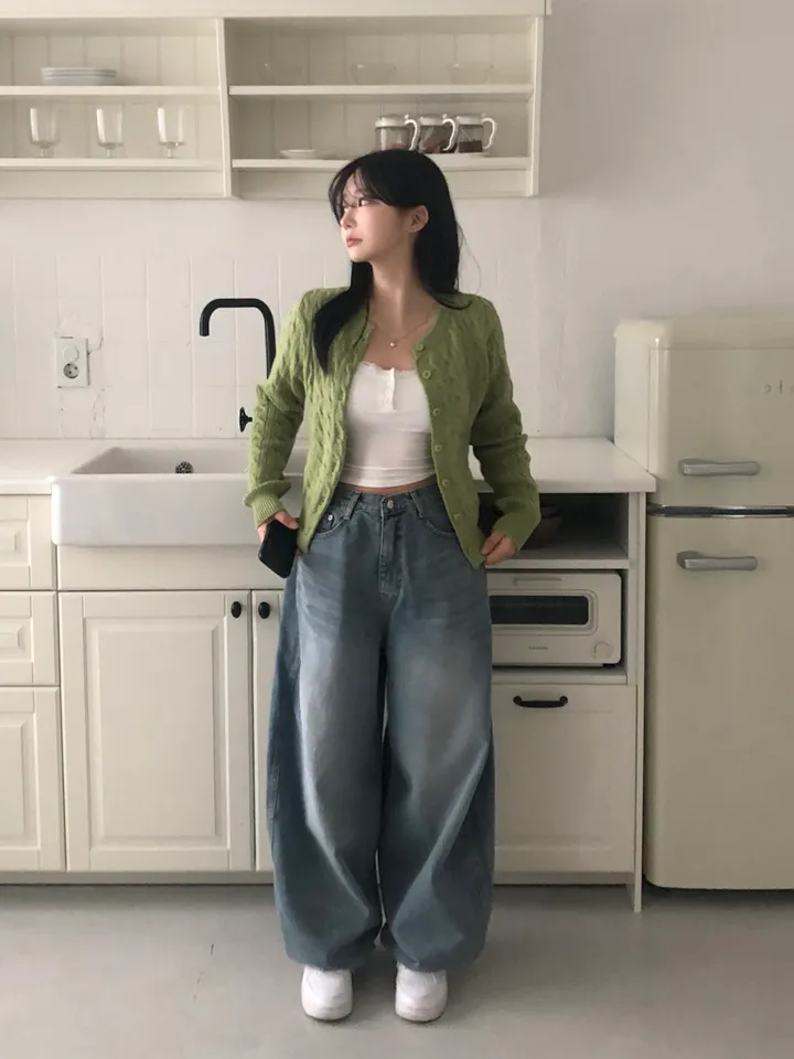 [NEW봄신상✨]데일리 라운드넥 베이직 기본 꽈배기 가디건 긴팔 9color 상세 이미지 33