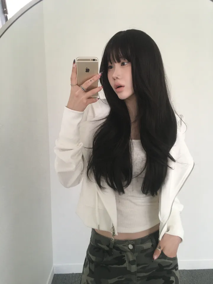 [고퀄🤍/2color] 포즈 후드 집업 사선 지퍼 투웨이 라이더 자켓 상세 이미지 6