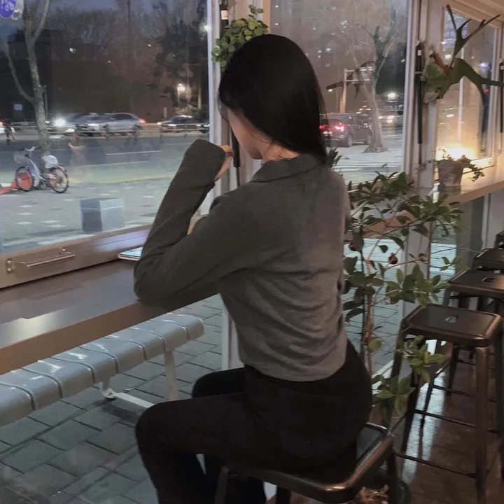 [기모버전/차콜 당일출고!🎉] 자체제작 #크치Made 뉴 기모 웨하스 워머 슬림핏 카라 골지 니트 긴팔티 가디건 - cd 상세 이미지 35