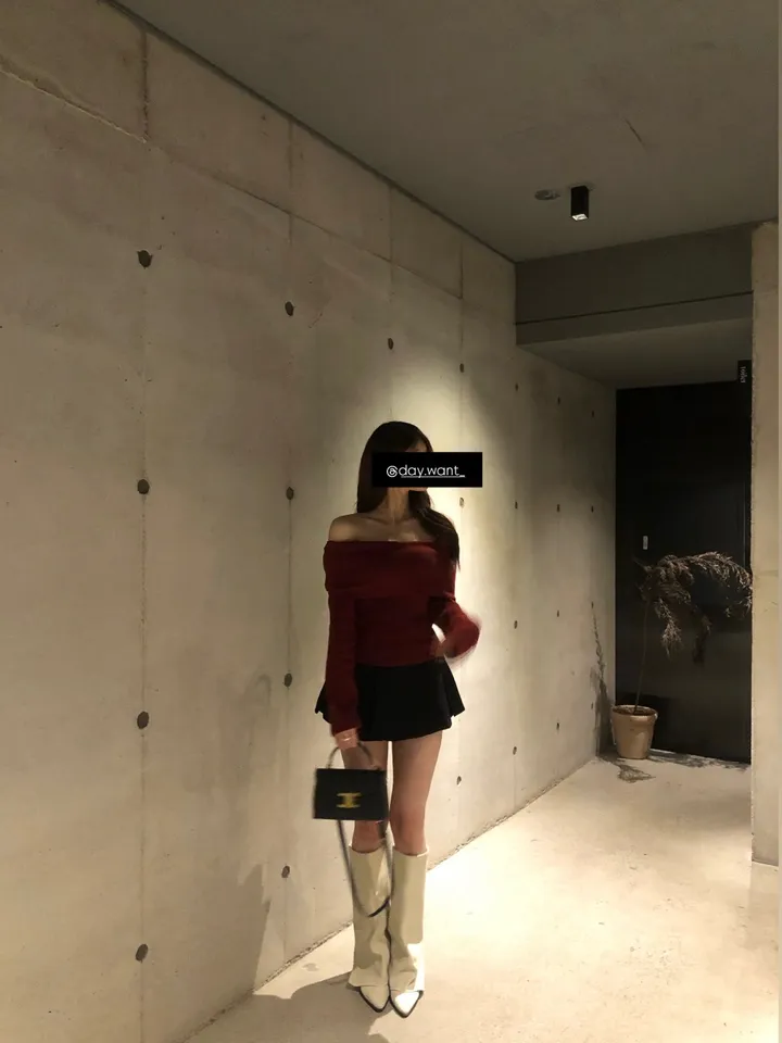 +특가할인✨ [봄신상/팔뚝살소멸핏] 기본충실! 로제 오프숄더 슬림 니트 긴팔 티셔츠 knit (*핏,컬러완벽 *흘러내림X) 상세 이미지 20