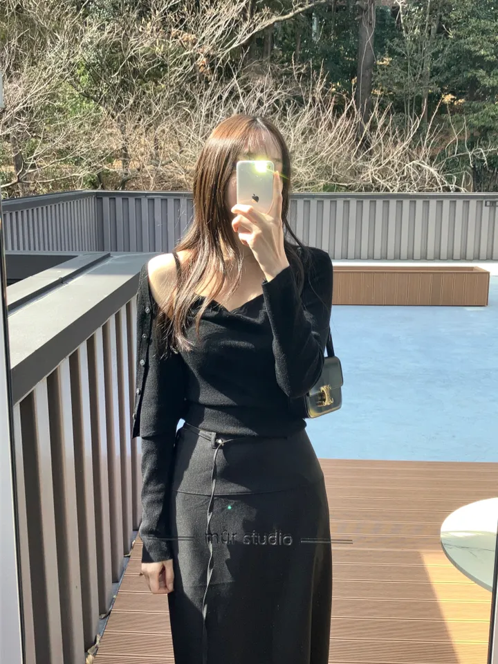 [만족후기/여리한핏]로수 셔링 나시 가디건 set(2컬러) 상세 이미지 14