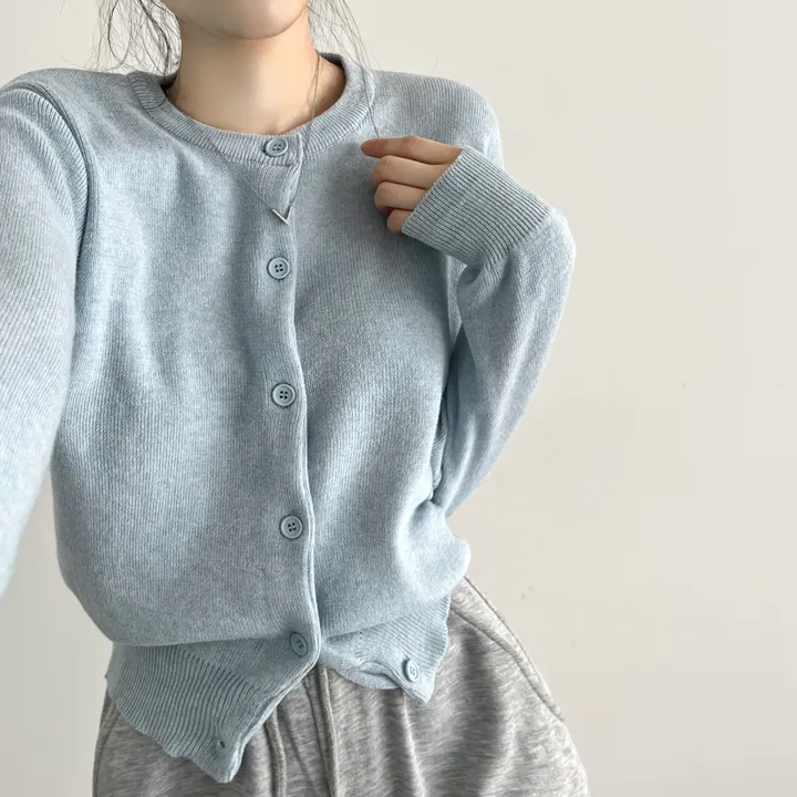[🏆주문폭주!!/컬러추가/고백인증!❤️] 데일리 위드미 유넥 가디건 9color 상세 이미지 40