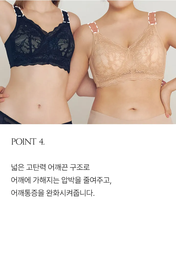 가슴축소브라 벌어진 부유방 압박 미니마이저 처진 가슴 작아보이는 보정 속옷 브라 상세 이미지 38