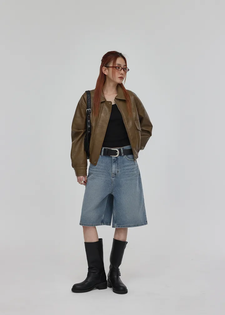 [2천장판매] [B-DENIM] WASHING HALF PANTS 023 상세 이미지 25