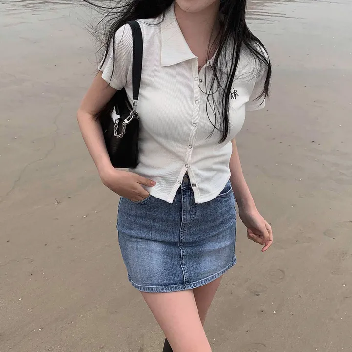[드디어반팔출시!!/아이보리 당일출고🎉] 자체제작 #크치Made 반팔 ver. 웨하스 슬림핏 카라 골지 반팔 니트 가디건 - cd 상세 이미지 41