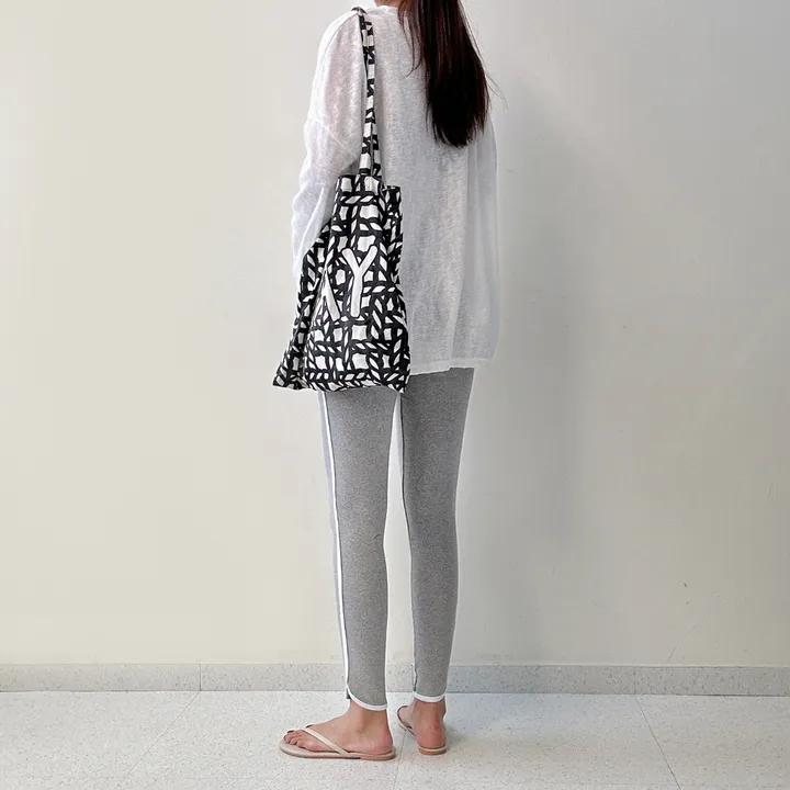 밴딩/데일리/운동복 랍바 라인 소프트 쫀쫀 하이 레깅스 (3컬러) 상세 이미지 9