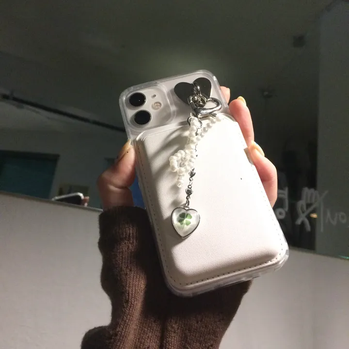 🍀2025 LUCKY drop heartchain clover phonecase 드롭하트체인 클로버 행운 폰케이스 상세 이미지 22