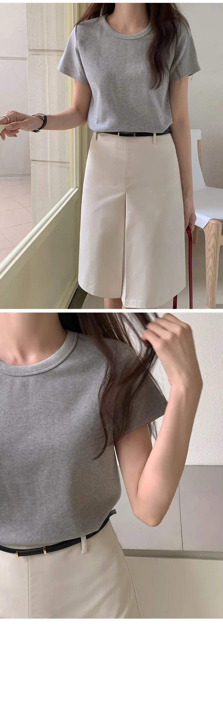 [👍질좋은기본티][MADE] 에센셜 탄탄 크루넥 반팔 티셔츠 상세 이미지 40