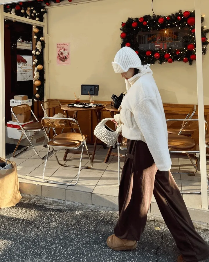 [겨울필수템⛄🤎] 뽀글 패딩 양털 떡볶이 코트 숏코트 후리스 점퍼 더플 이중 덤블 더블 누빔 자켓 [3color]💫 상세 이미지 1