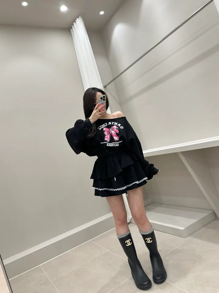 (속바지내장,체형커버)남심저격 쿠션지  캉캉 트레이닝세트 상세 이미지 4