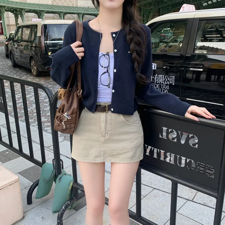 [ 인스타폭주 ] 버터리 은장 라운드 크롭 니트 가디건 상세 이미지 25