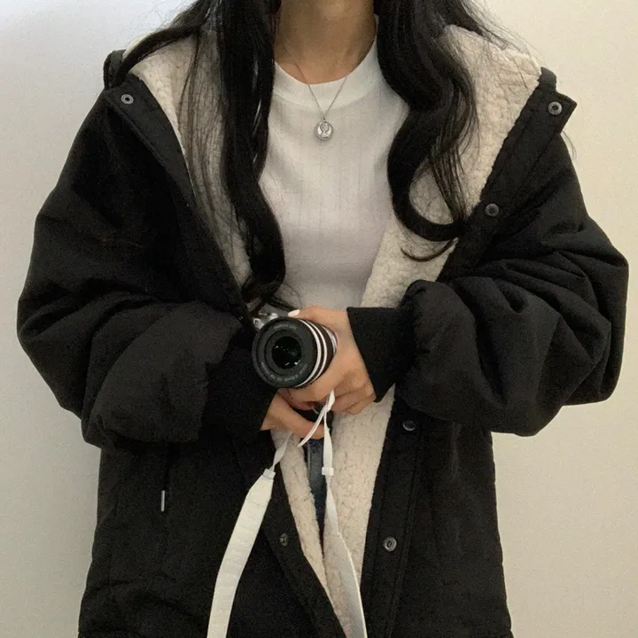 [ 겨울까지 ] 안감 양털 왕따뜻 야상 점퍼 상세 이미지 23