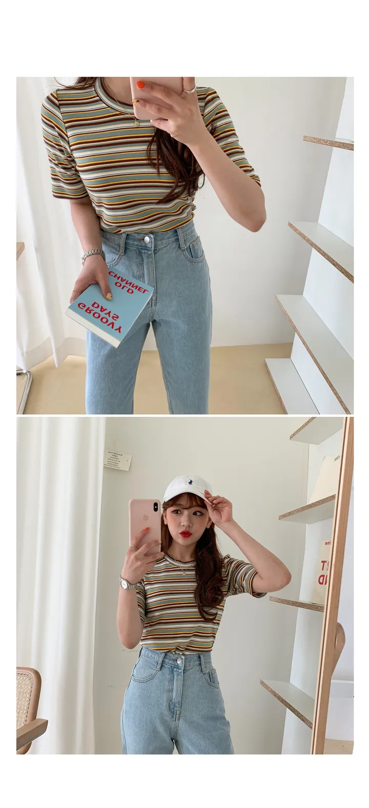 '당일발송'[landmade]인생핏키작녀썸머데님일자팬츠 (2color)'S-XL사이즈' 상세 이미지 67