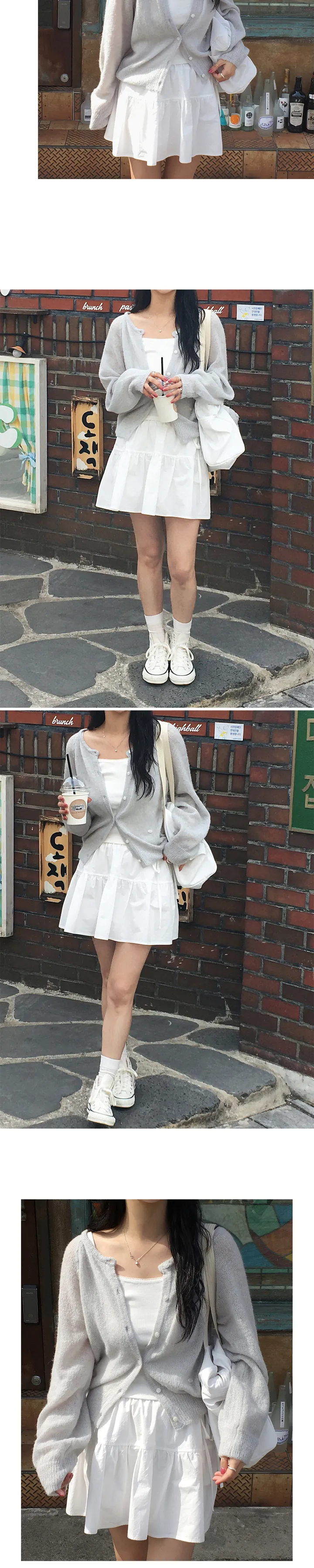 당일/봄가디건🌸 [here you] 퍼지 모헤어 cardigan - 5color (벚꽃룩/울가디건/모헤어니트/나들이룩/봄니트) 상세 이미지 41