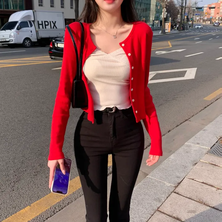 [ 인스타문의폭주 ] 달리아 펀칭 크롭 가디건 상세 이미지 9