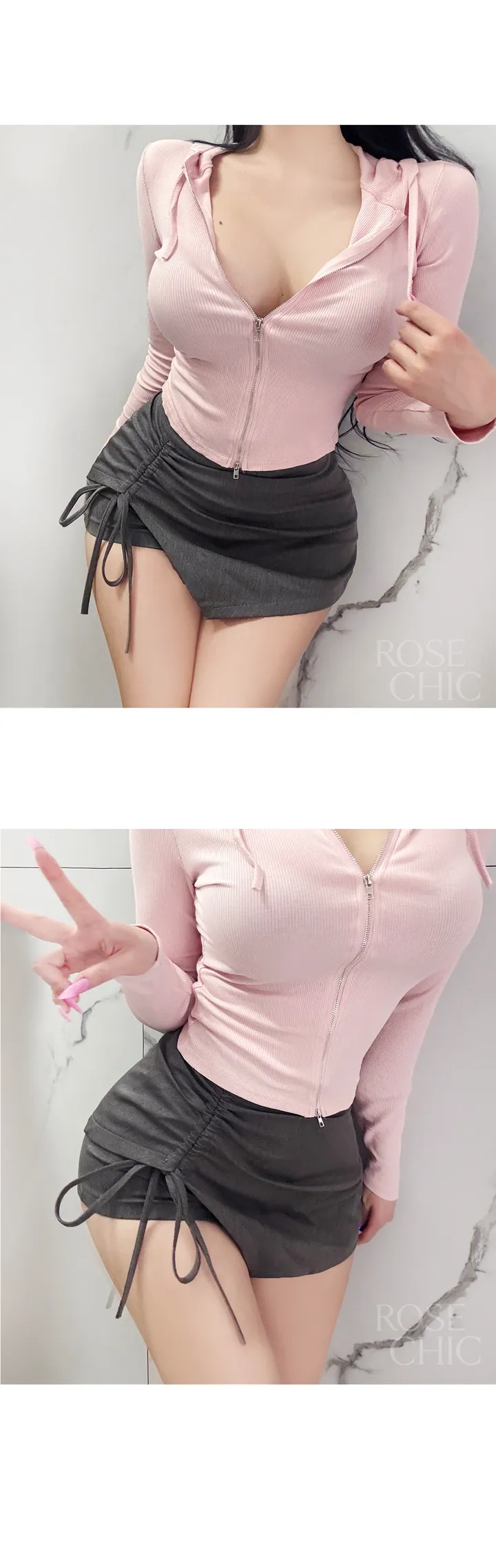 [날씬핏보장] 쫙붙여리 슬림 후드집업 6color 상세 이미지 11