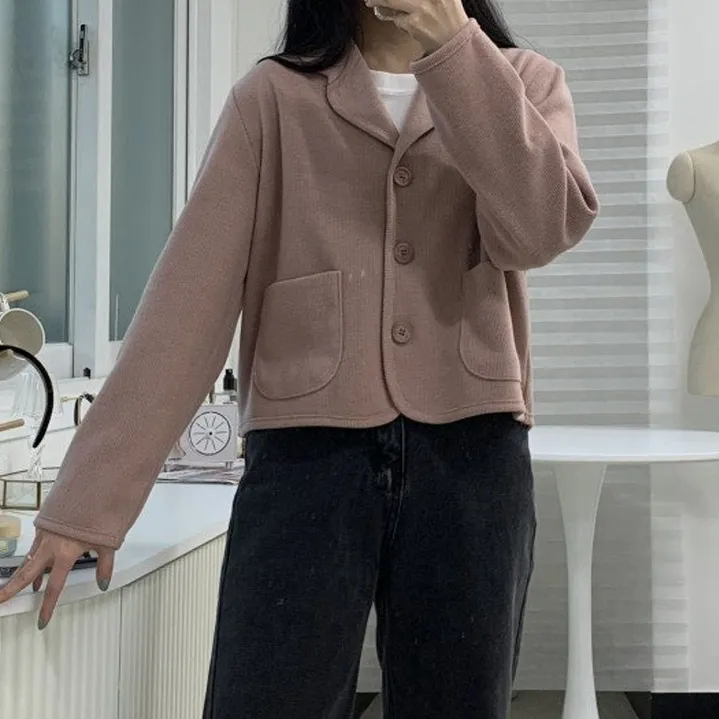 카라 니트 가디건자켓 (5color) 상세 이미지 8
