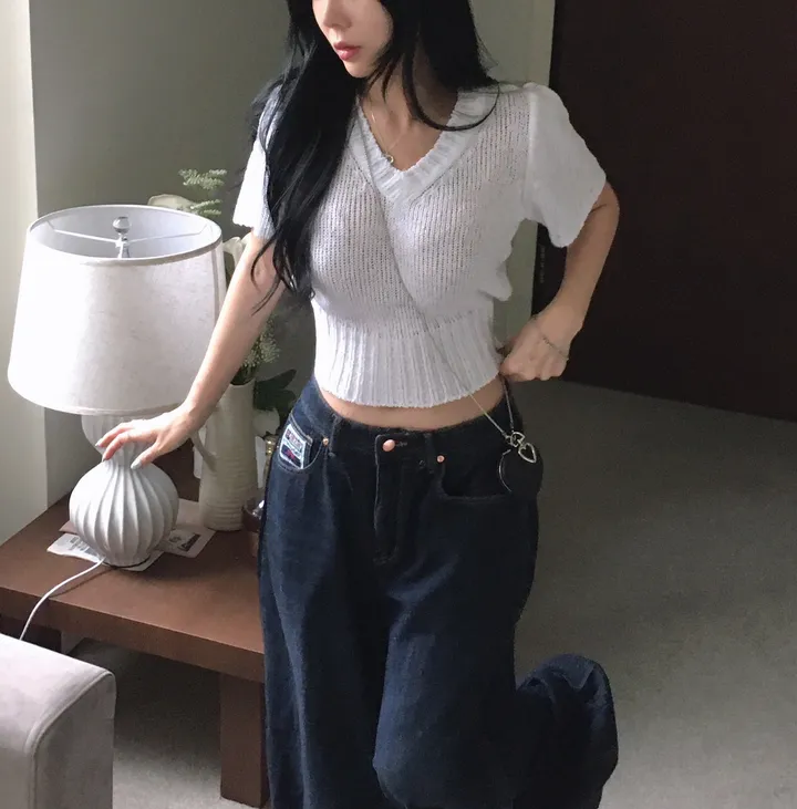 [유니크패치point❤/핏,워싱보장] s/s 시그니쳐 유니크 패치 와이드 데님 팬츠 상세 이미지 10