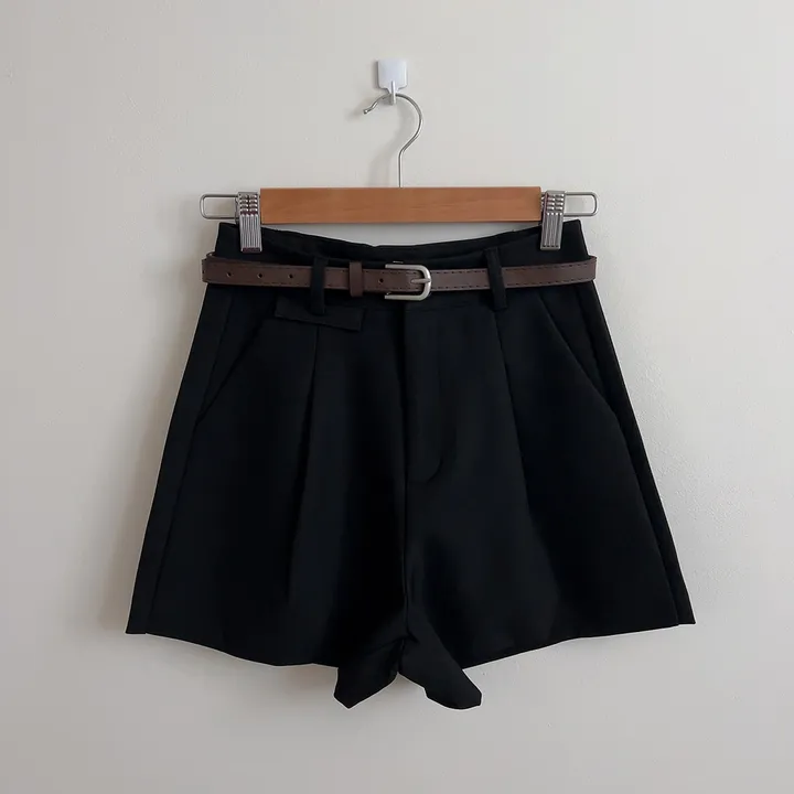 [데일리/벨트SET] 코지 원핀턱 벨트 슬랙스 숏팬츠 상세 이미지 51