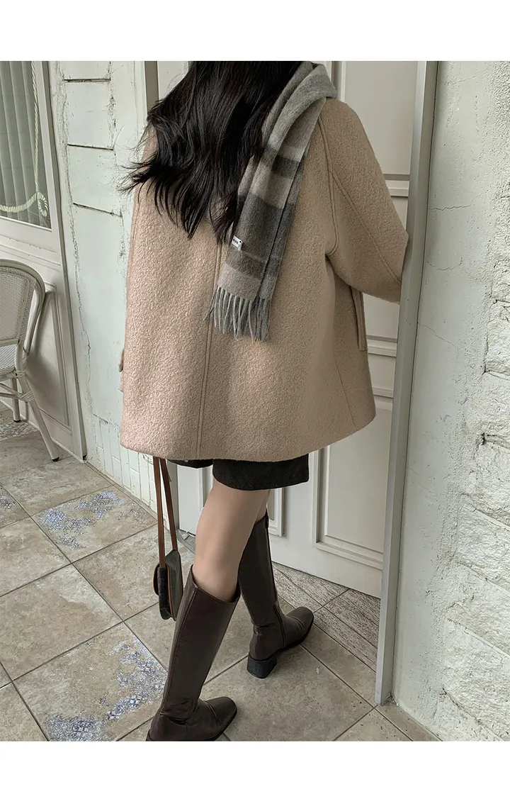 [자체제작/1만장돌파!/S-XL]버던 울 하프 코트 (출근룩/하객룩/데일리룩/겨울아우터/겨울코트) 상세 이미지 63