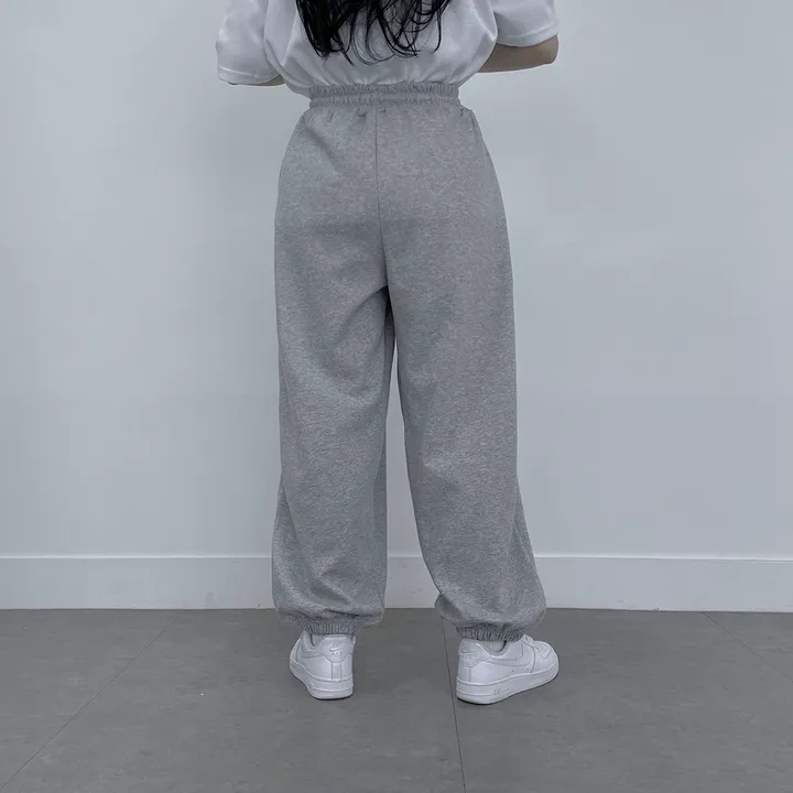 [우체국🚀/오늘출발/❤주문폭주❤/unisex/빅사이즈] 더블 핀턱 와이드 밴딩 조거 트레이닝 팬츠 4colors 상세 이미지 26