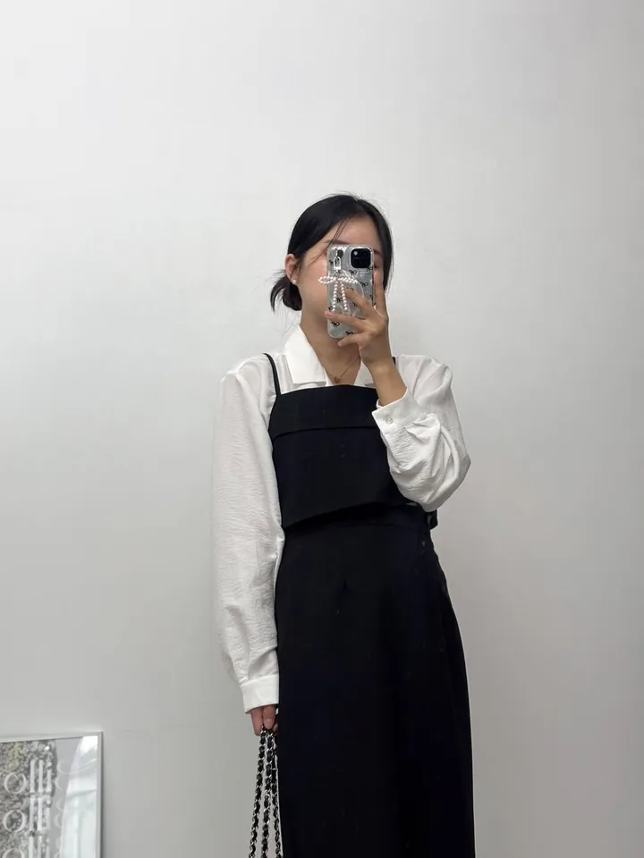 [set가격💛국내생산] 뷔스티에 + 롱 스커트 투피스 셋업 set (2color) 상세 이미지 38