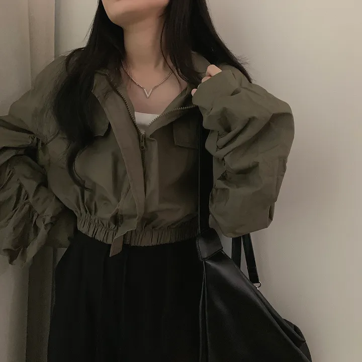 [여리핏/핏예쁨*.*] 테디 야상 바람막이 점퍼 자켓 상세 이미지 19